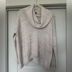 Cozy Gray Cowl Neck Sweater